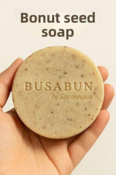 BUSABUN صابون الكمون الأسود صابون طبيعي وخالي من الإضافات 100 جرام