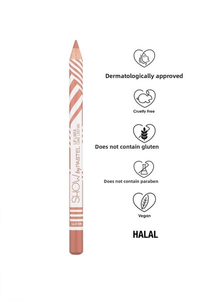 SHOW By Pastel Lip Liner Long Lasting - Lip Liner 211