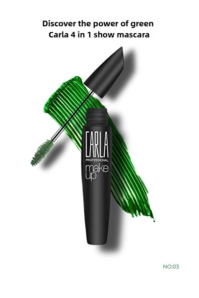 CARLA 4 In 1 Show Mascara Green 7.5 ml - No: 03