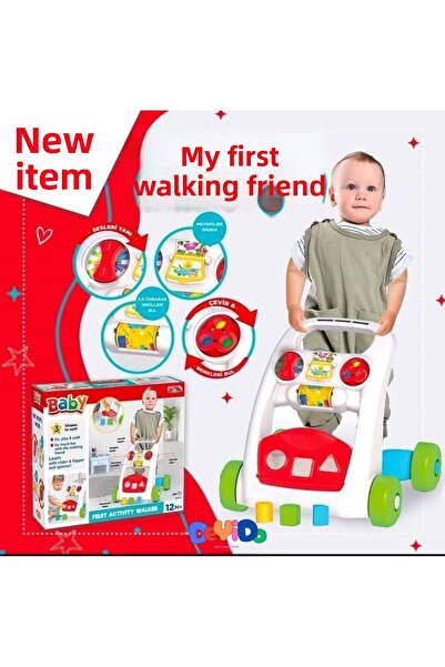 DeYiDo رفيق المشي الممتع - عربة الخطوة الأولى، مساعد المشي مع الألعاب