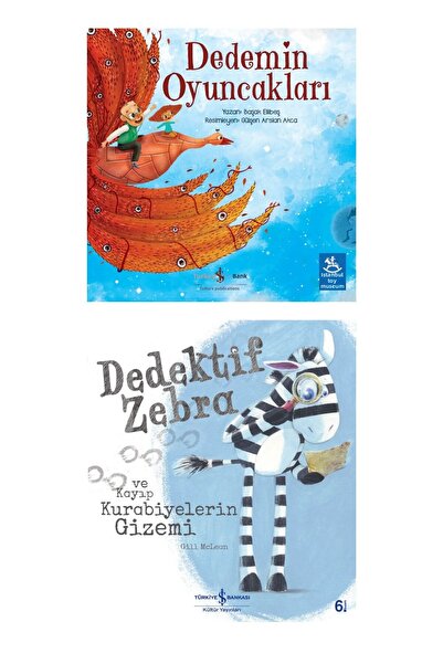 TÜRKİYE İŞ BANKASI KÜLTÜR YAYINLARI Dedemin Oyuncakları Dedektif Zebra Ve Kay...