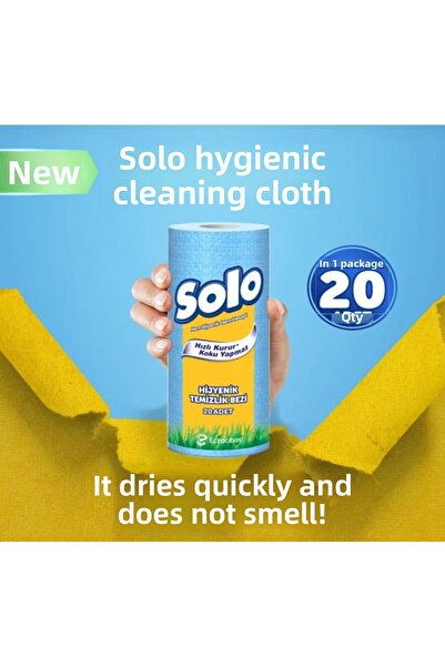 Solo Paper Cloth 20Pcs Hygienic Cleaning Cloth