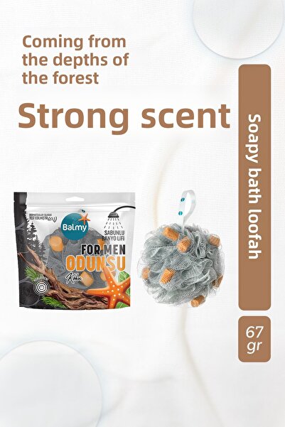 Balmy منشفة حمام بالصابون الخشبي للرجال