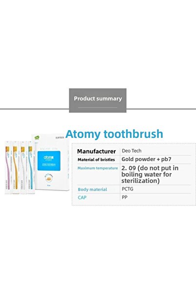 Atomy ATOM ATOMY TOOTH BRUSH 8 PIECES