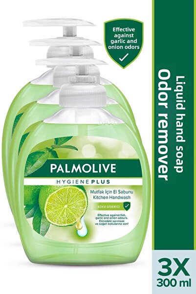 Palmolive صابون سائل لليدين لإزالة الروائح الكريهة للمطبخ 3 × 300 مل