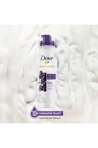 Dove رغوة الاستحمام بزيت الأكاي رغوة مكثفة 200 مل × 1 رغوة الاستحمام المغذي 200 مل