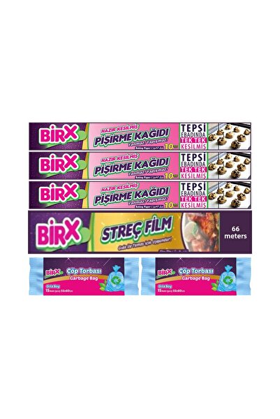 BIRX حزمة مواعدة متوسطة الحجم - 3 قطع من ورق الخبز، وعاء طعام بطول 66 مترًا و...