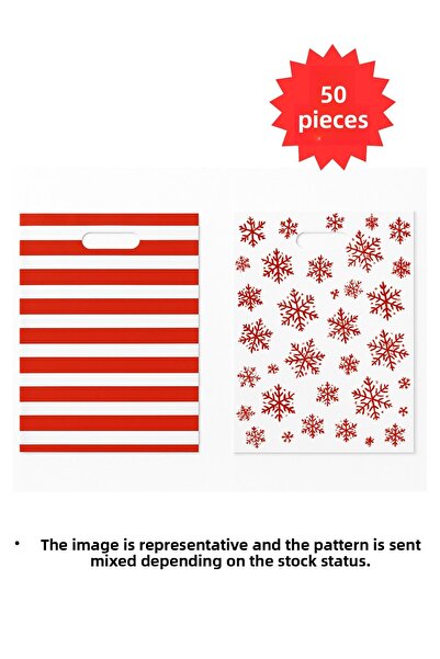 YOK YOK AMBALAJ حقيبة تسوق ملونة معززة (رقم: 3) مقاس 33×45 سم، عبوة من 50 حقي...