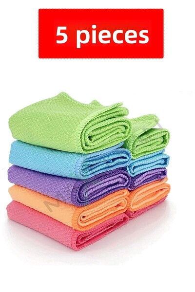 MaxClean Γυάλινο Πανί 5τμχ 50x60 εκ