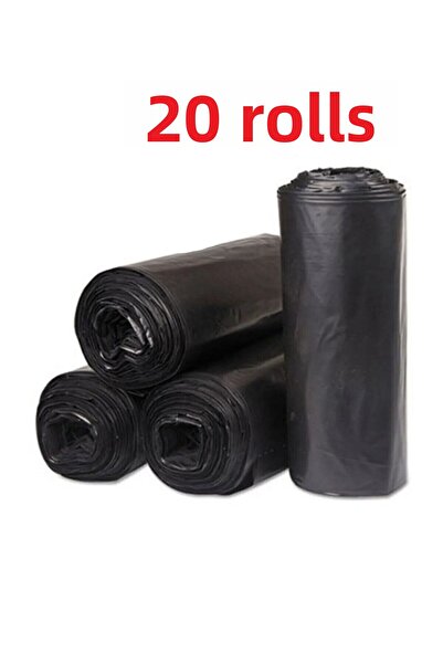 EFTAPLAST 80*110 أكياس قمامة متينة للغاية 400 جرام (20 لفة - 200 قطعة)