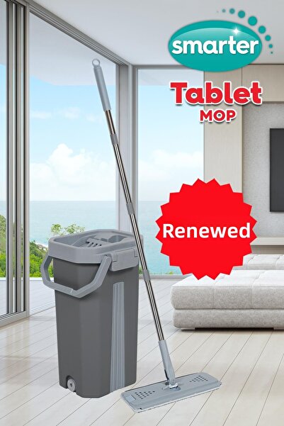 SMARTER Gray Tablet Mop and Mop Cleaning Set
