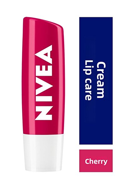 NIVEA كريم العناية بالشفاه بالكرز، ترطيب يدوم 24 ساعة، العناية بالشفاه، عطر ا...