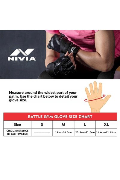 Nivia Crystal Sports Glove for Men & Women (Green, Small) Micro Fiber Suede Weight Lifting Gloves