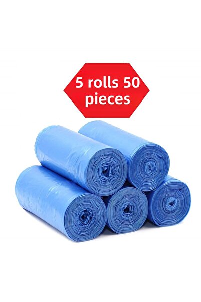 EFTAPLAST اكياس قمامة زرقاء 80*110 (5 رولز - 50 قطعة)