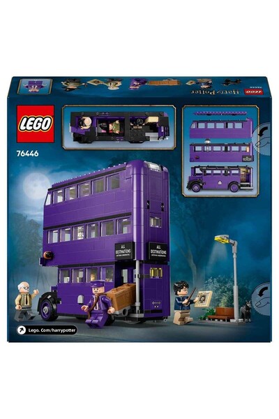 LEGO هاري بوتر هاير سبيد باص أدفنتشر 76446 - للأطفال والكبار من سن 8 سنوات فما فوق