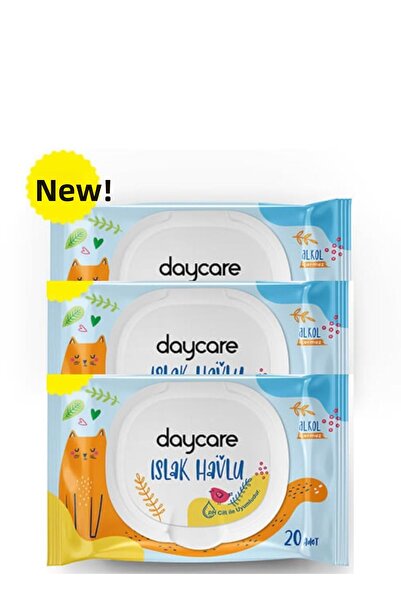 Daycare Wet Towel 20pcs x 3 Pack