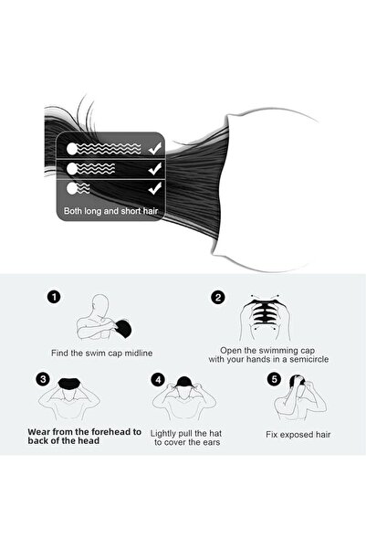 MUBX Cască de înot din silicon Cască de înot pentru piscină Cască de înot de lux Cască de înot