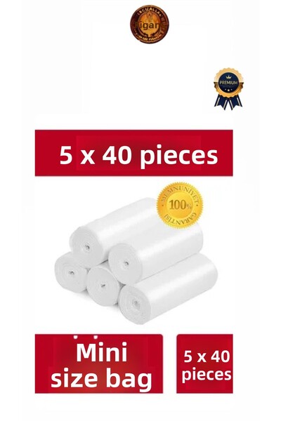 figanlar ambalaj Sac de gunoi de dimensiuni mici, dimensiune mini, 40 x 10 ro...