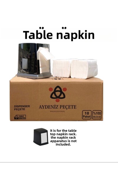 Aydeniz Peçete Professional Desktop Dispenser Napkin 18 Pieces 100 Pieces 1800 Pieces.Attention Z Layer Towel Is Not Napkin