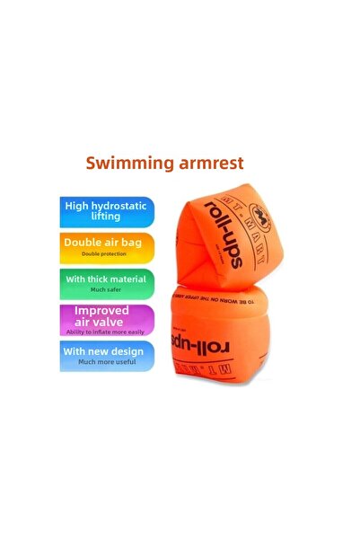 Bundeba أكمام قابلة للنفخ للسباحة مناسبة لجميع الأعمار