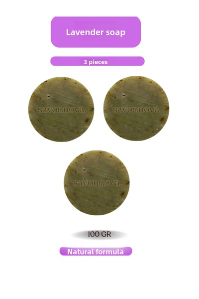 Kozmetigo صابون اللافندر الطبيعي، فعال ضد القشرة، نعومة دائمة، صابون لتأثير ا...