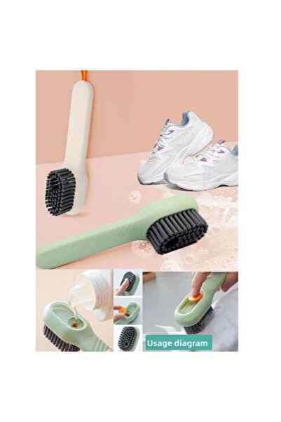 Allmart فرشاة تنظيف يدوية عملية مع خزان منظف متعدد الأغراض| أحذية تنظيف الأحذية