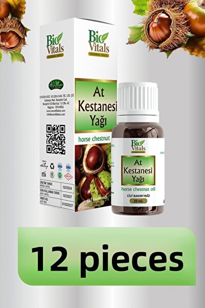 Bio Vitals 20 مل زيت كستناء الحصان - علبة 12 قطعة