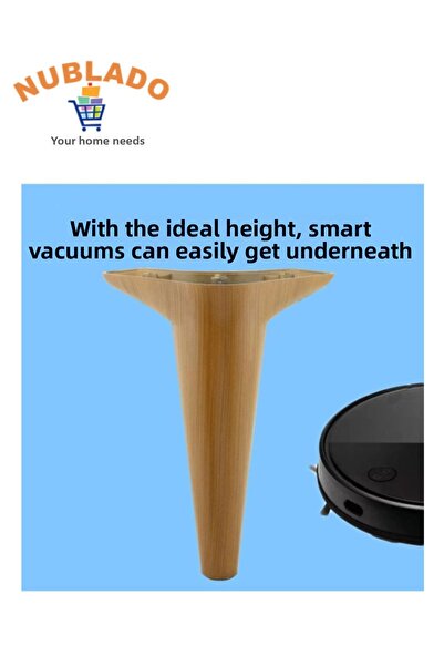 NUBLADO Mobilier de lux Aspen Canapea Fotoliu Unitate TV Consolă Stâlp Picior 20 cm Model Lemn.