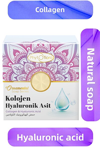 Phytoflora صابون الكولاجين وحمض الهيالورونيك
