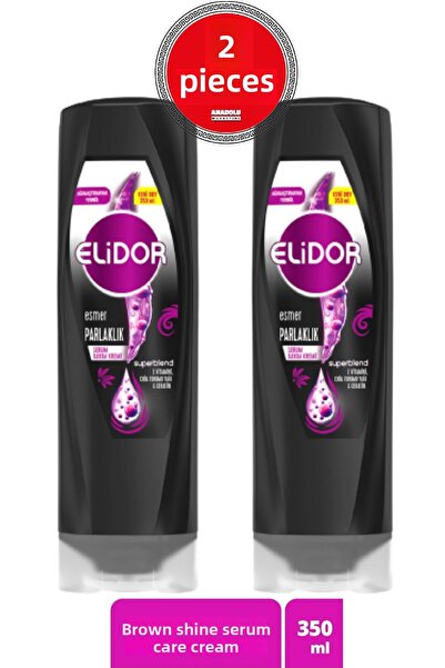 Elidor كريم العناية بالشعر سوبر بليند براون شاين فيتامين هـ زيت بذور الشيا با...