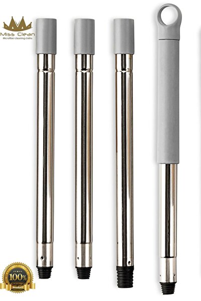 MissClean (120 CM) 4 Pieces Special Handle Set All Brand Model Compatible with Rust Rusts Czech Rust Mop Brush