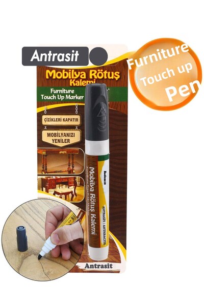 NZB Furniture Touch-Up Pen Wooden Table Coffee Table Cabinet Touch-Up Pen Scratch Remover Crack Closer Anthracite