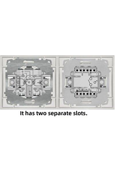 ELBİ Zena Double Set Commutator Double Switch Grounded Socket Double Frame Smoked