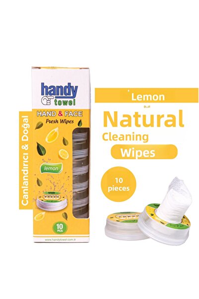 HandyTowel مناديل تنظيف طبيعية بالليمون
