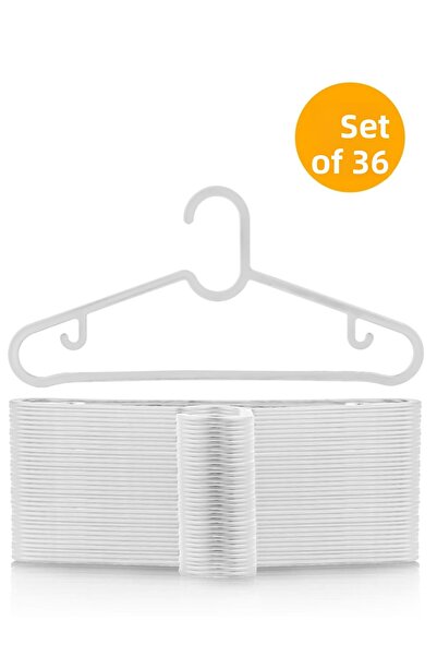 ESTİ 36 buc - haine albe, eșarfă, cămăși, umeraș pentru tricouri Umeraș indestructibil