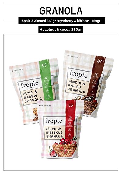 FROPİE فروبي مجموعة جرانولا بريميوم 360 جرام ×3