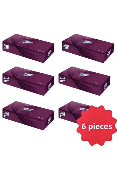 Selpak Extra Box of Wipes 80 X 6 Pieces