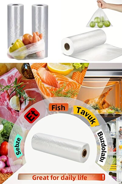 Özkan Ambalaj Temizlik رول ماركت حقيبة كبيرة الحجم 1 رول 200 قطعة