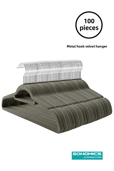 motheranbaby شماعة ملابس مخملية، مجموعة شماعات سطحية غير قابلة للانزلاق، شماع...