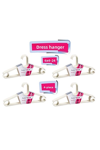 Tuffex شماعة ملابس 4 قطع - شماعة ملابس بلاستيكية