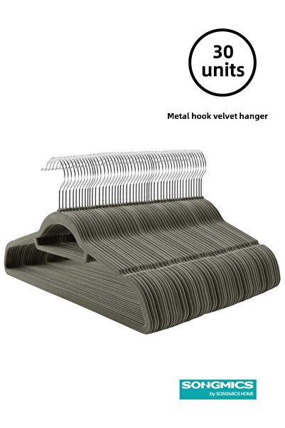 motheranbaby شماعة ملابس مخملية، مجموعة شماعات سطحية غير قابلة للانزلاق، شماع...