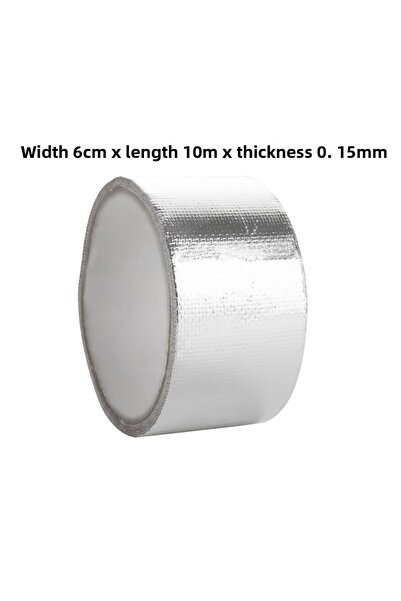 Choice شريط من رقائق الألومنيوم والألياف الزجاجية بطول 10 أمتار، بطول 6 سم × ...