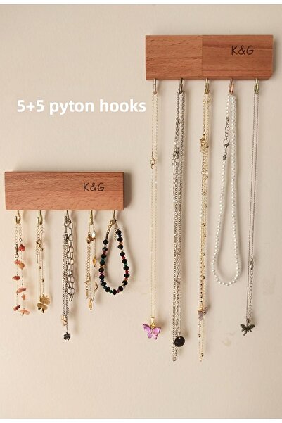 K&G foot rest شماعة المجوهرات وشماعة سلسلة المفاتيح الجدارية ورف المعاطف ومنظ...