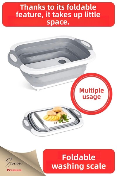 Svein Πτυσσόμενη λεκάνη αποθήκευσης Οργανωτής εσωτερικού χώρου και ακορντεόν ...