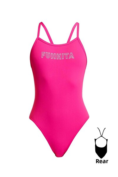 FUNKİTA Μαγιό προπόνησης για κορίτσια Funkita SS Candy, με λεπτές τιράντες