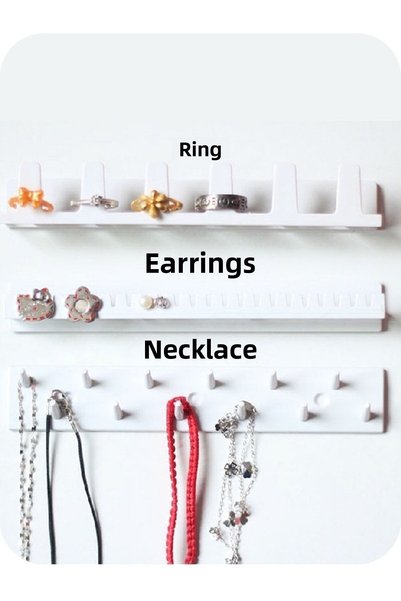 Hayveys 9-Piece In-Cabinet Organizer Organizer Jewelry Hanger Set Earring Necklace Accessory Bracelet Stand
