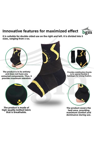 bgm Knitted Simple Foot Bracelet High Quality 8 Bandage Knitted Bracelet