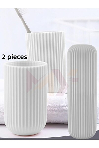 Myend قطعتان من فرشاة الأسنان متعددة الأغراض بحجم مناسب للسفر، وفرشاة مكياج، ...