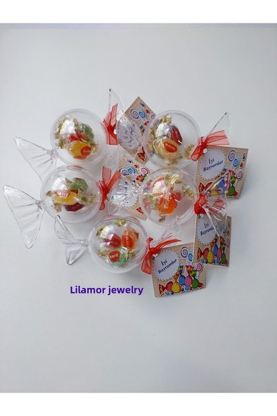 Lilamor 5 Pieces of Mica Box Eid Gift, Eid Candy