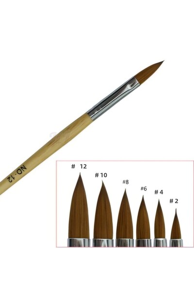 Sibelon مجموعة فن الأظافر: جل صناعي، طلاء أظافر، فرشاة طلاء أكريليك 6 قطع